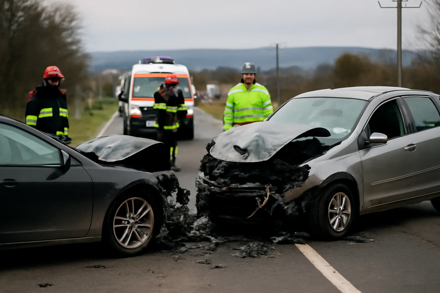 Accident rutier grav lângă Huedin, pe DN1 E60, anunțat pentru Cluj-Napoca