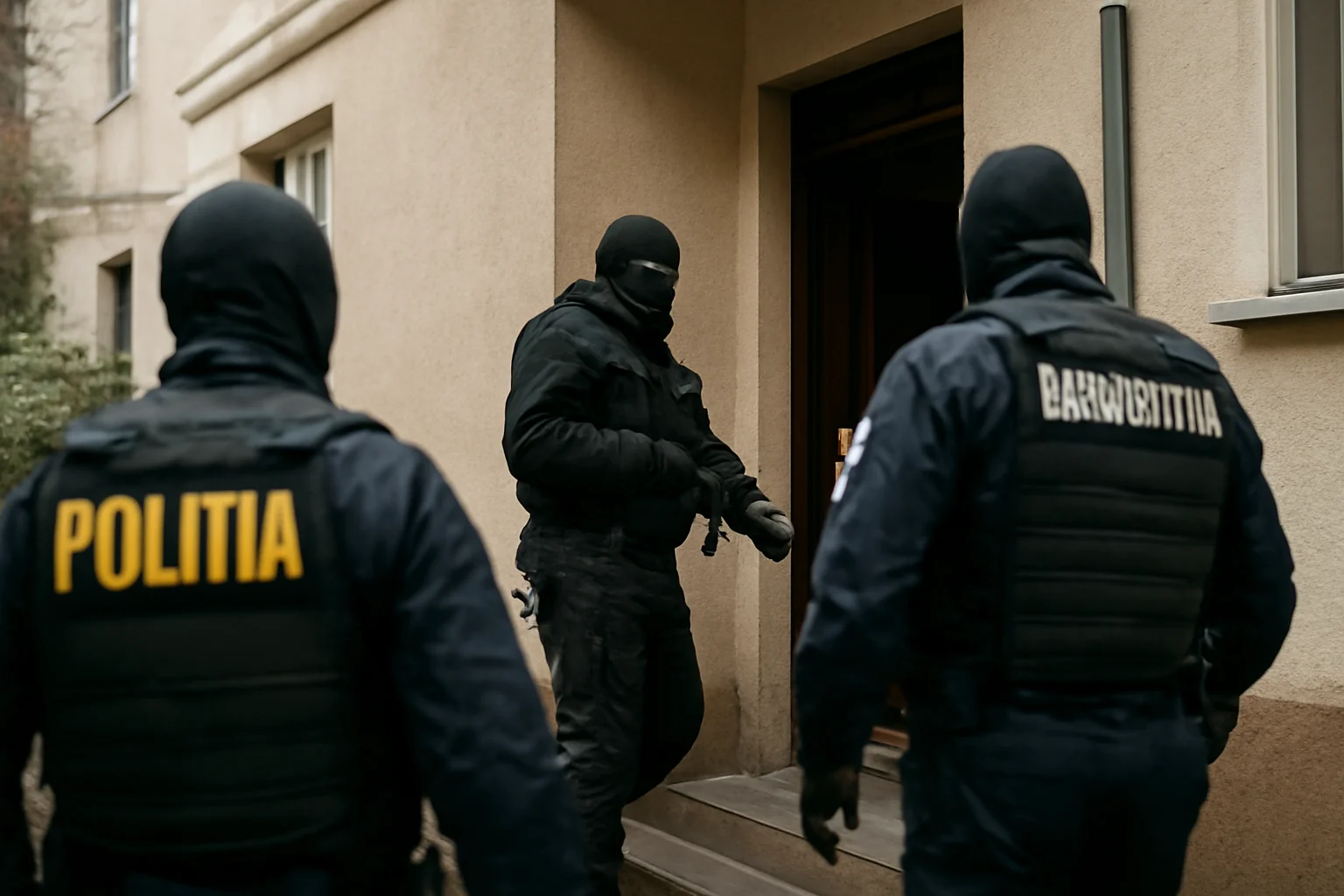 Acțiune de amploare a poliției în Cluj-Napoca într-un dosar de camătă și șantaj