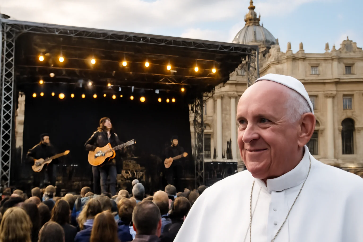 Concert la Piața Timotei Cipariu și Istoric Mixaj în fața Papei Francisc!