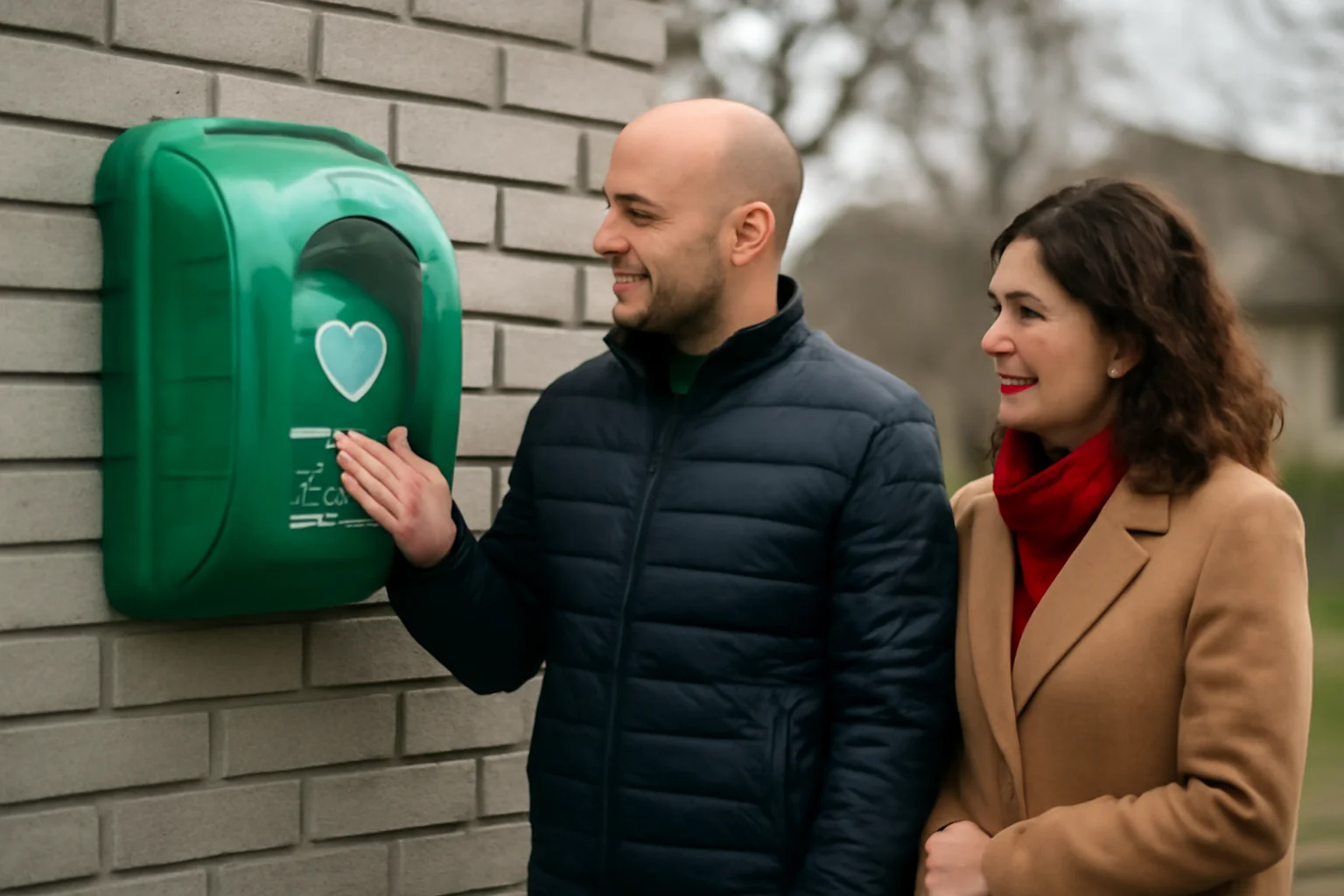 Defibrilator public instalat în Gherla pentru salvarea vieților