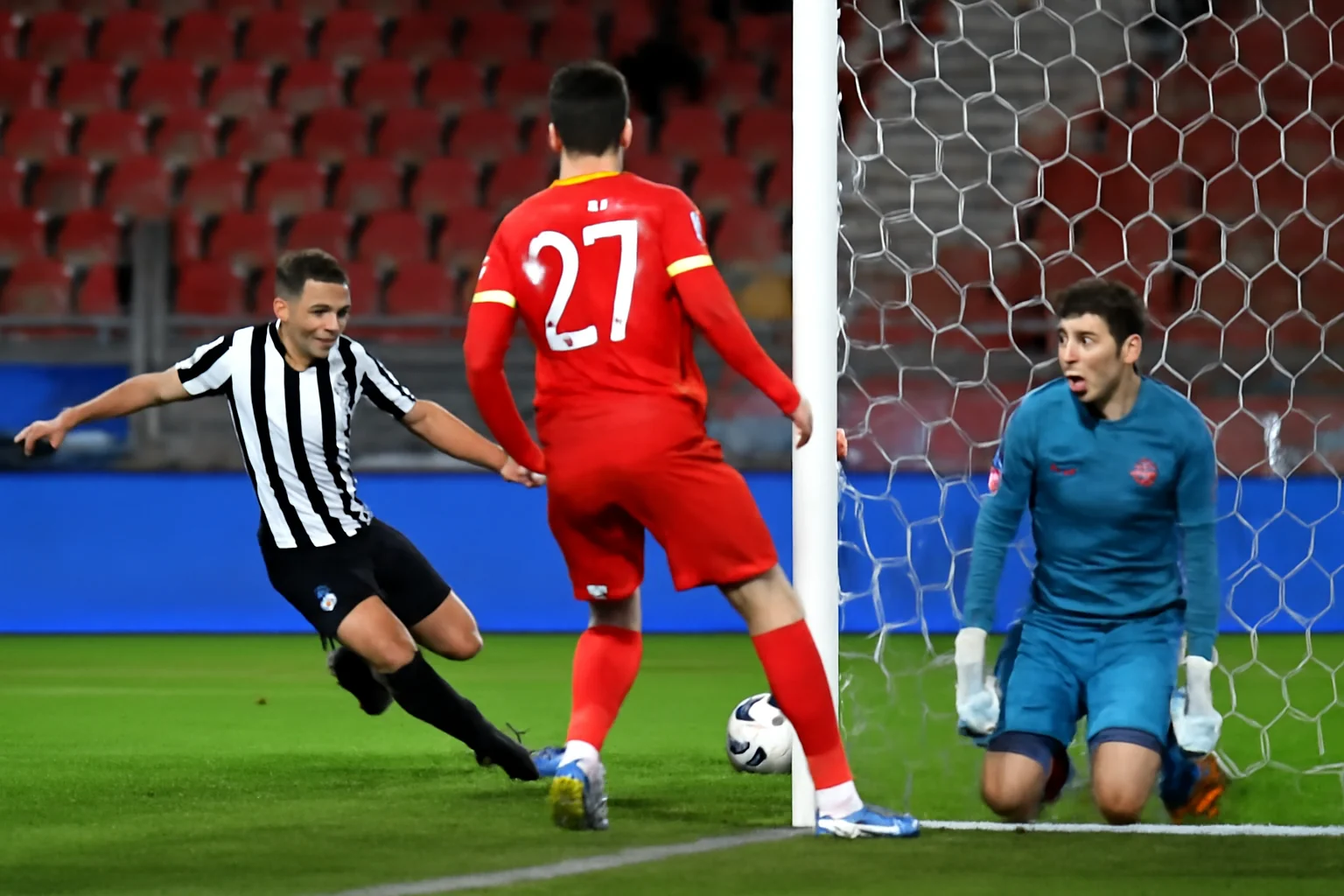 Gol decisiv al fostului jucător alb-negru în minutul 89 împotriva lui Dinamo