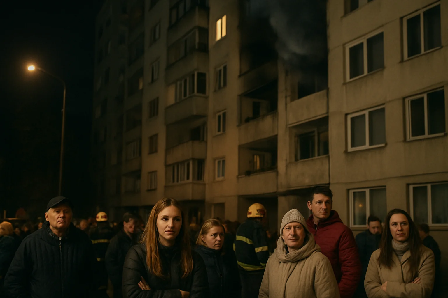 Incendiu la o ghenă de gunoi evacuază zeci de clujeni noaptea