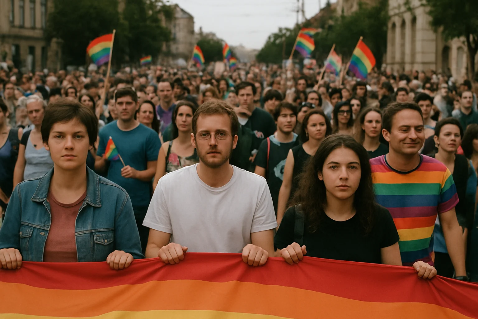 Mii de persoane la marșul Cluj Pride pentru drepturi egale