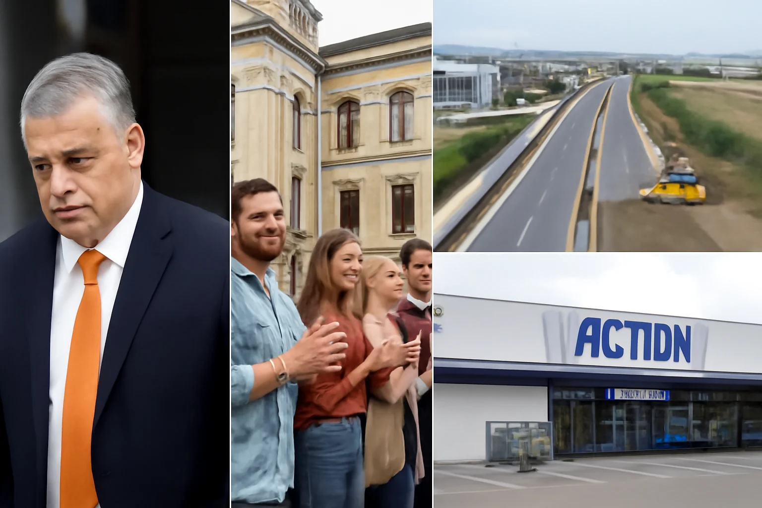 Orbán pleacă, UBB și CREIC aplaudate, extindere la CUG, magazin Action în apropiere.