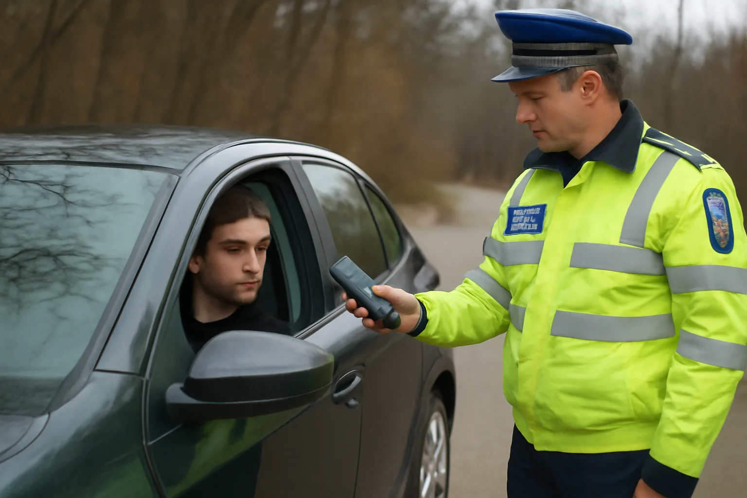 Tânăr prins la volan în Pădurea Hoia după consum de droguri