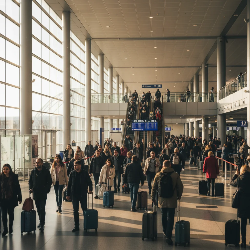 Trafic intens la Aeroportul din Cluj-Napoca în prima zi din 2026