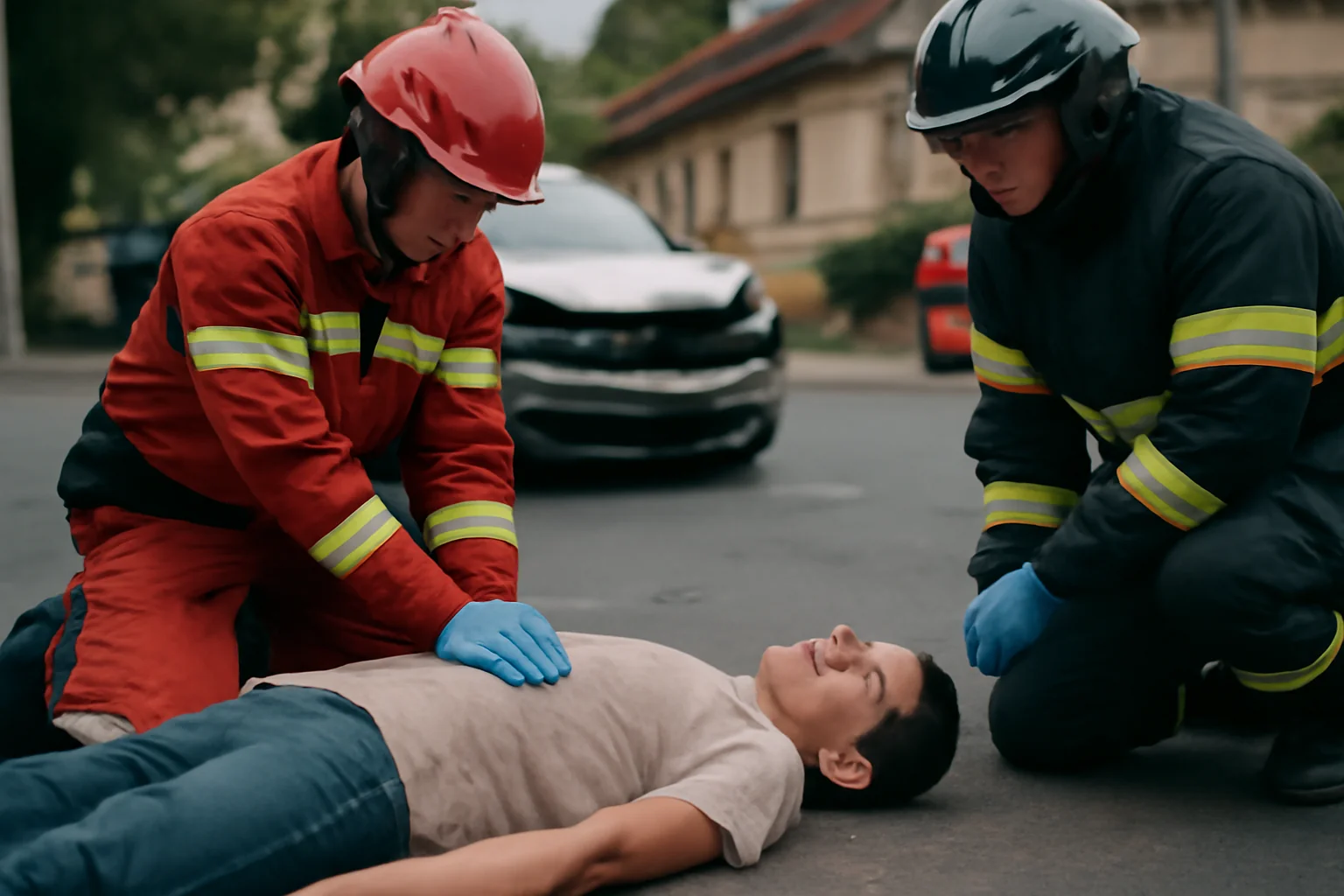 Accident grav pe Făgetului: tânăr resuscitat în stare critică