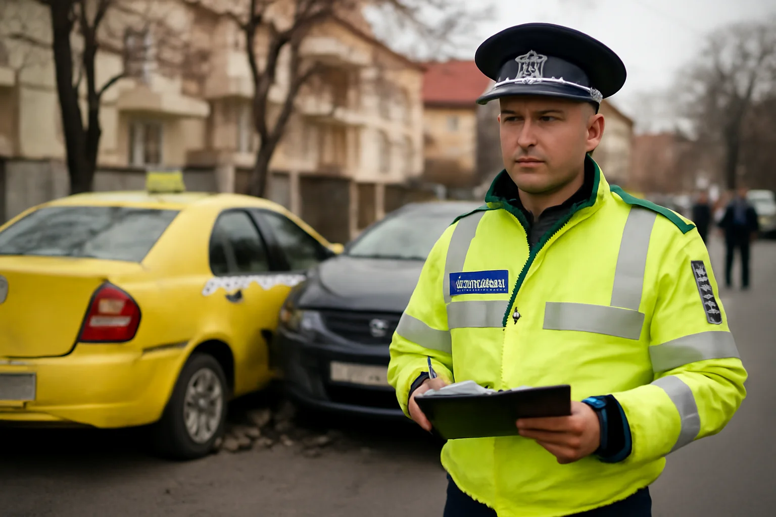 Accident pe strada Maramureșului: șofer băut a lovit taxiul