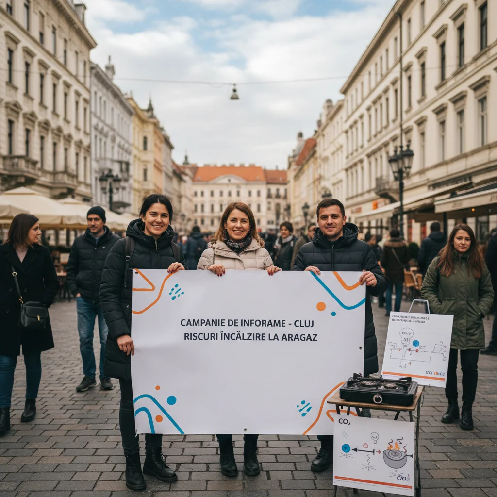 Avertisment la Cluj-Napoca: campanie privind pericolele încălzirii locuinței la aragaz