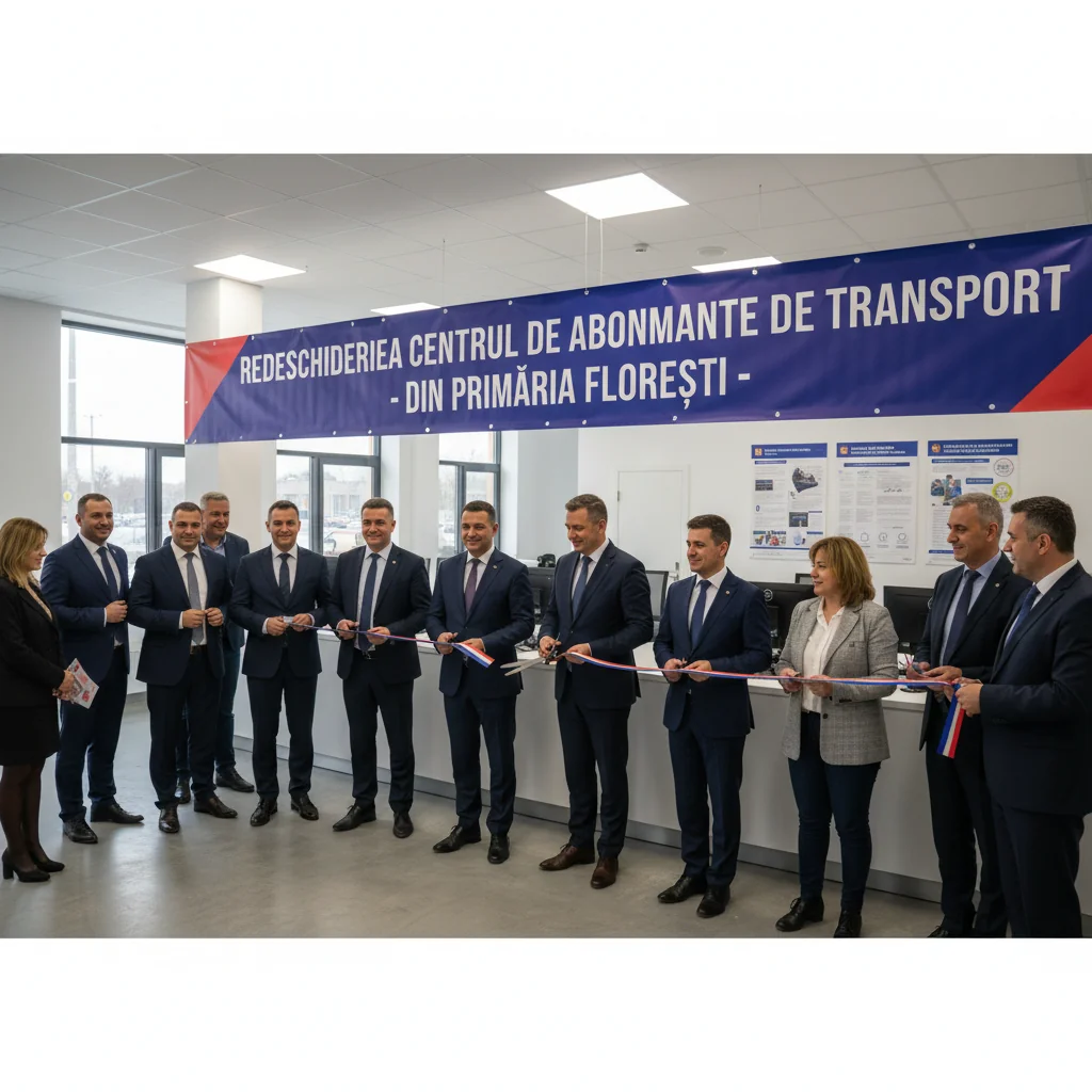 Centrul de abonamente de transport din Primăria Florești se redeschide pentru clujenii din zona metropolitană