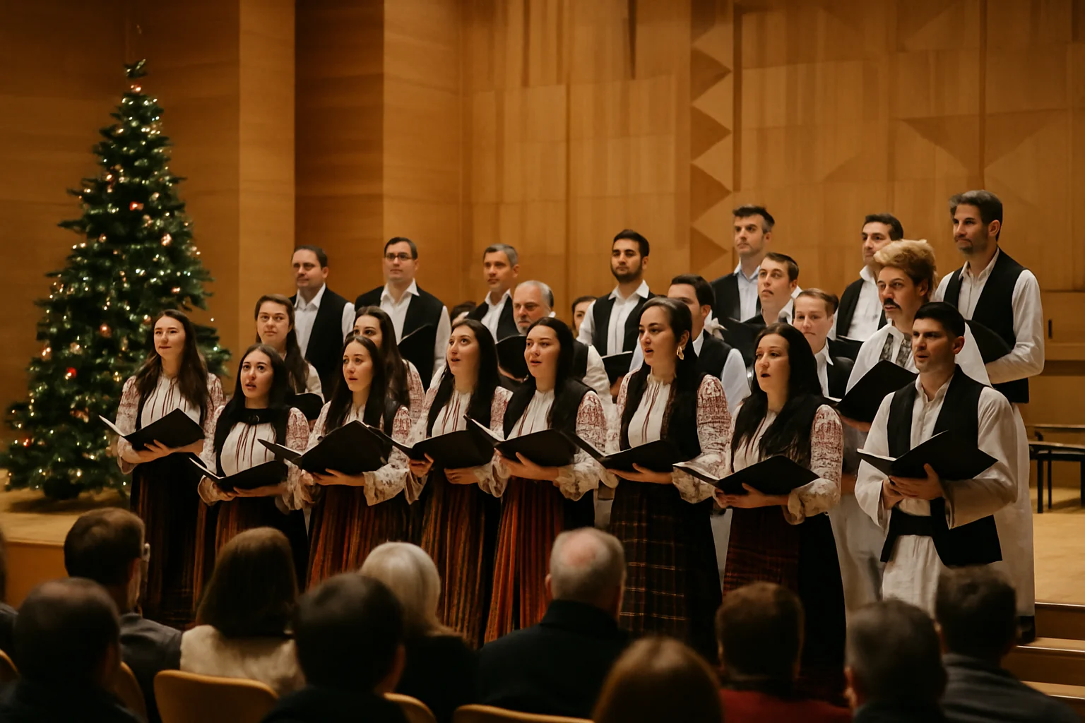 Concert caritabil de colinde românești în Sala Héritage a Academiei Naționale de Muzică Gheorghe Dima din Cluj-Napoca