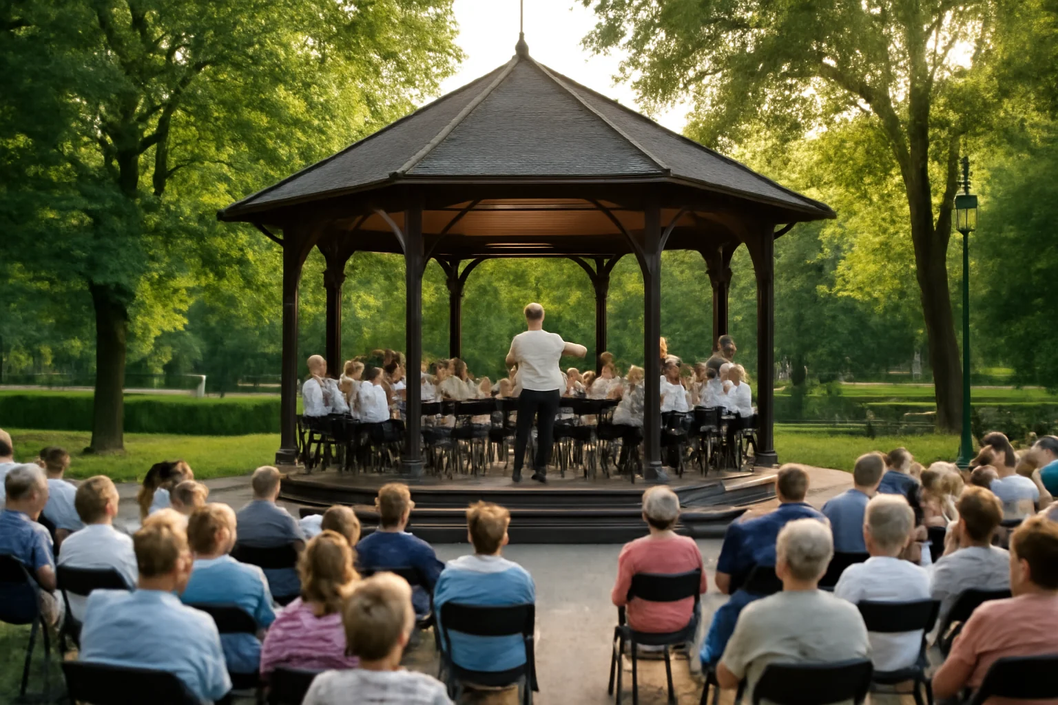Concerte de fanfară în aer liber revin în foișorul Parcului Central Cluj-Napoca din iulie! Descoperă muzica în inima orașului!