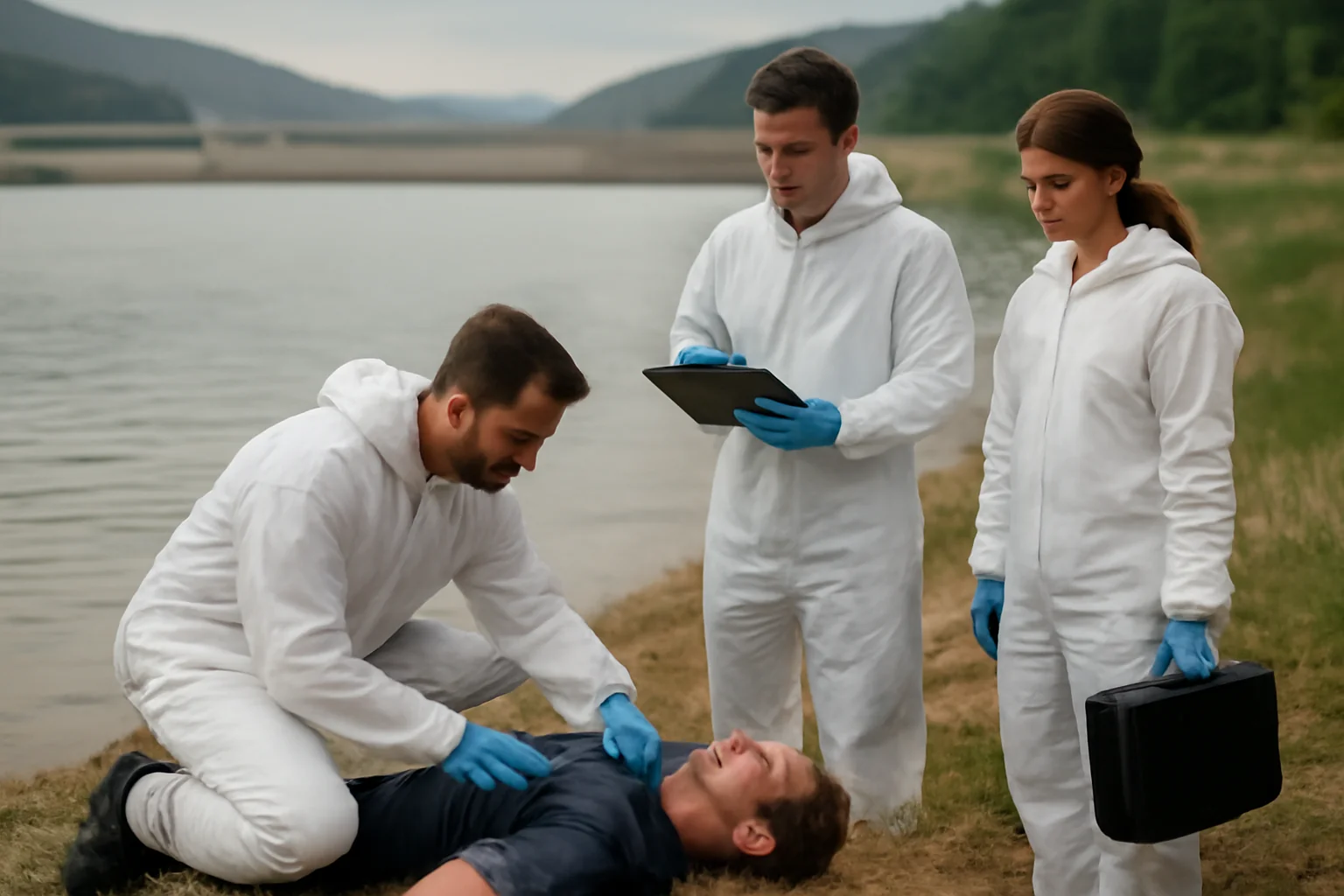Deces confirmat de medicii legiști din Cluj-Napoca în cazul bărbatului care s-a aruncat în apa de lângă barajul Gilău