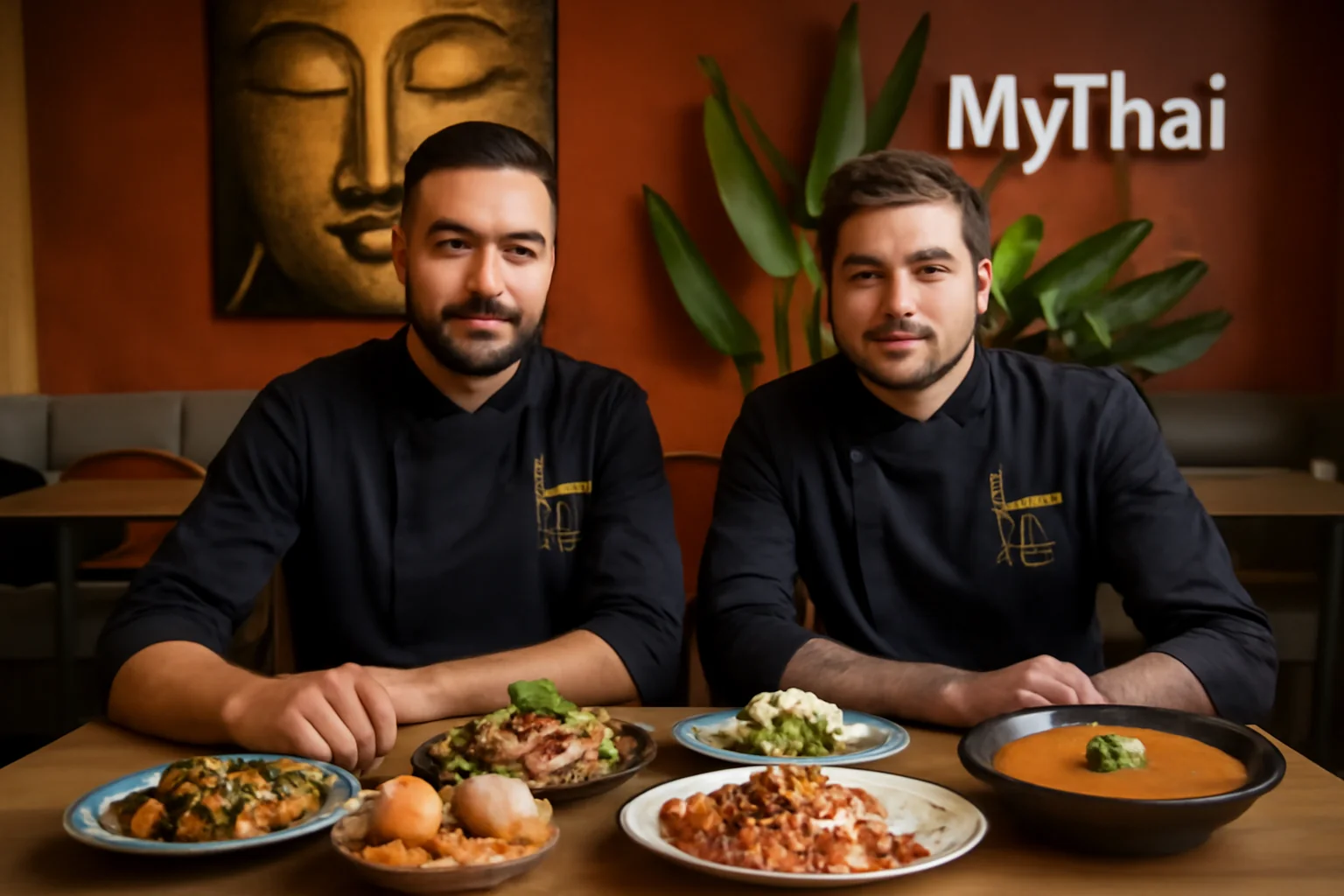 Experiența Cuțitelor de Aur la MyThai Cluj – Descoperă aromele propuse de Claudiu și Andi, cei mai apreciați concurenți Chefi la Cuțite