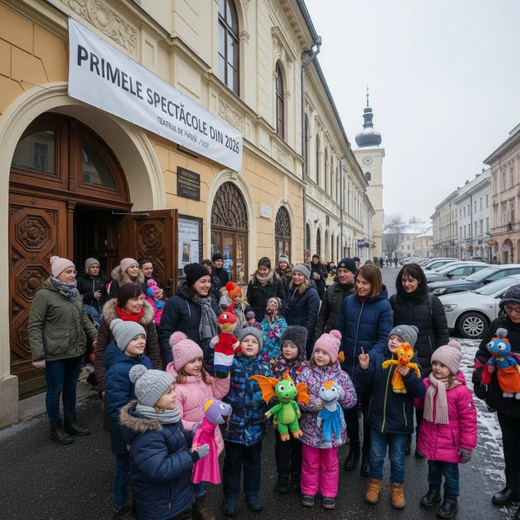 Primele reprezentații din 2026 la Teatrul de Păpuși „Puck” din Cluj-Napoca deschid programul anului