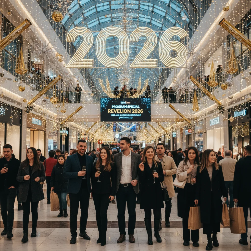 Program special de Revelion 2026 la mall-uri și centre comerciale din Cluj-Napoca