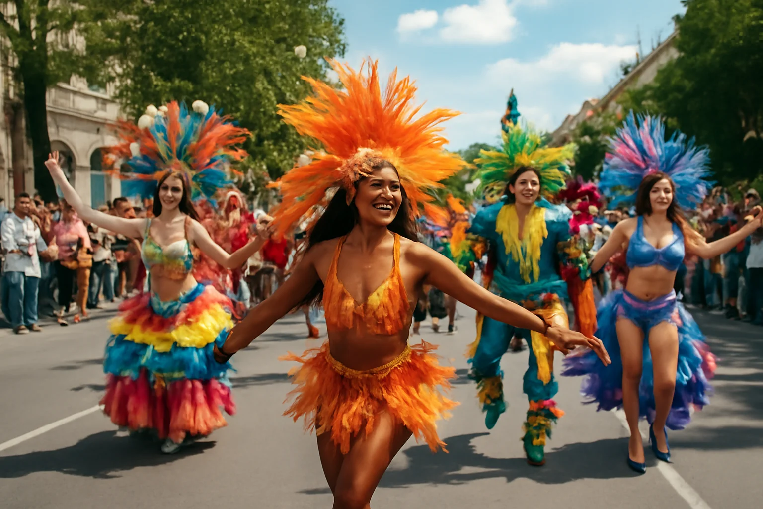 Spectacol vibrant la Parada Zilelor Clujului cu muzică, culoare și energie debordantă! VIDEO FOTO
