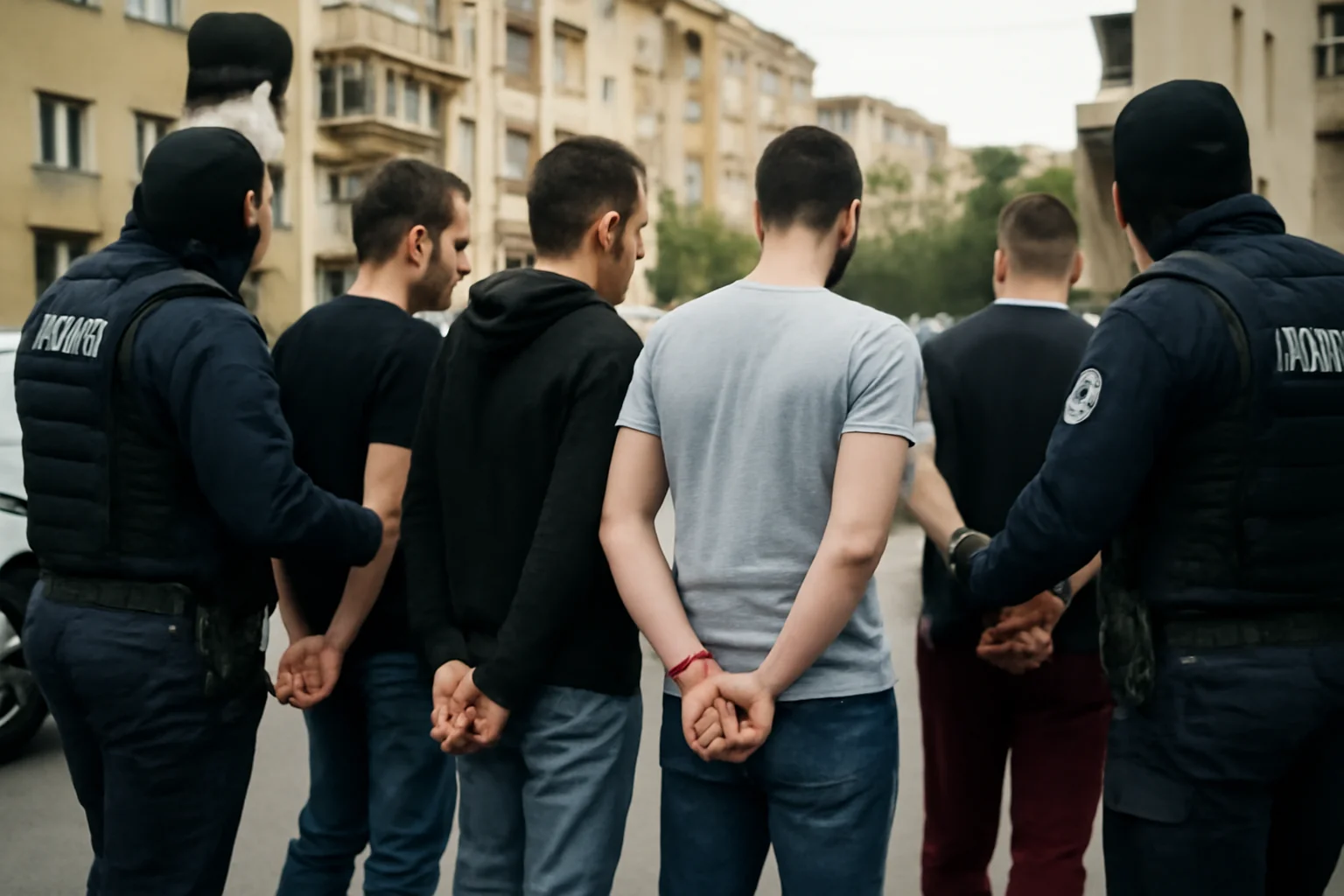 VIDEO. Șase tineri din Cluj-Napoca, reținuți de poliție timp de 24 de ore în urma unor percheziții pentru violență și tulburarea liniștii publice