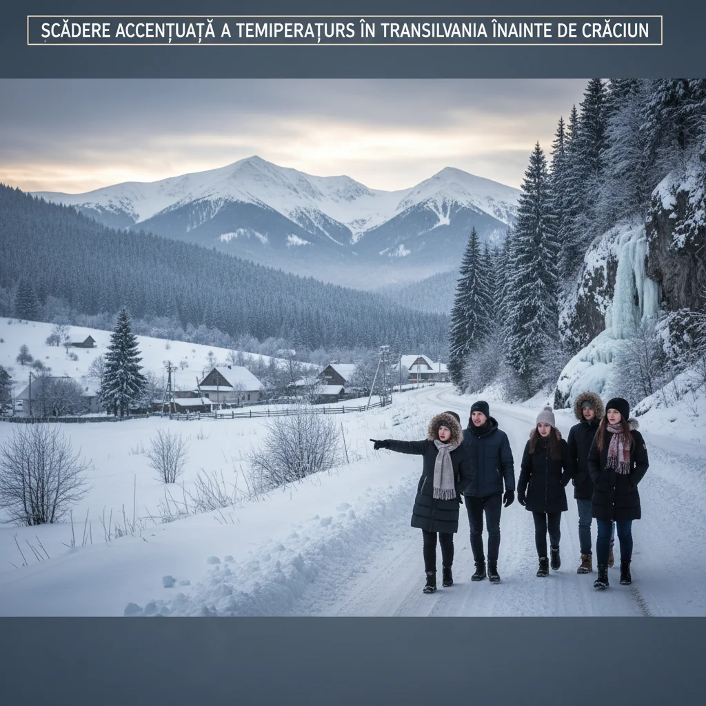 Vreme de iarnă autentică la Cluj-Napoca: meteorologii anunță scăderi accentuate de temperatură în Transilvania
