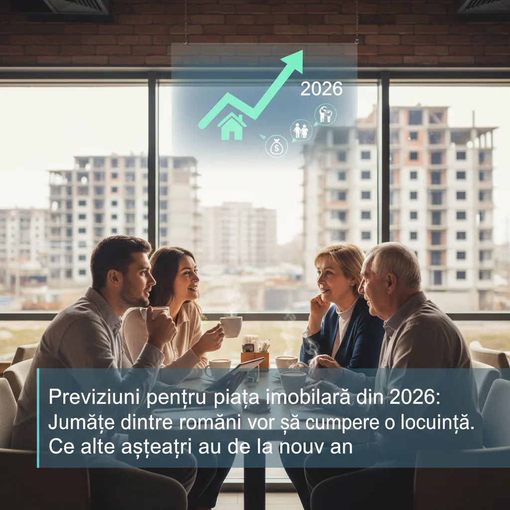 50% dintre români intenționează să cumpere locuință și alte așteptări pentru noul an