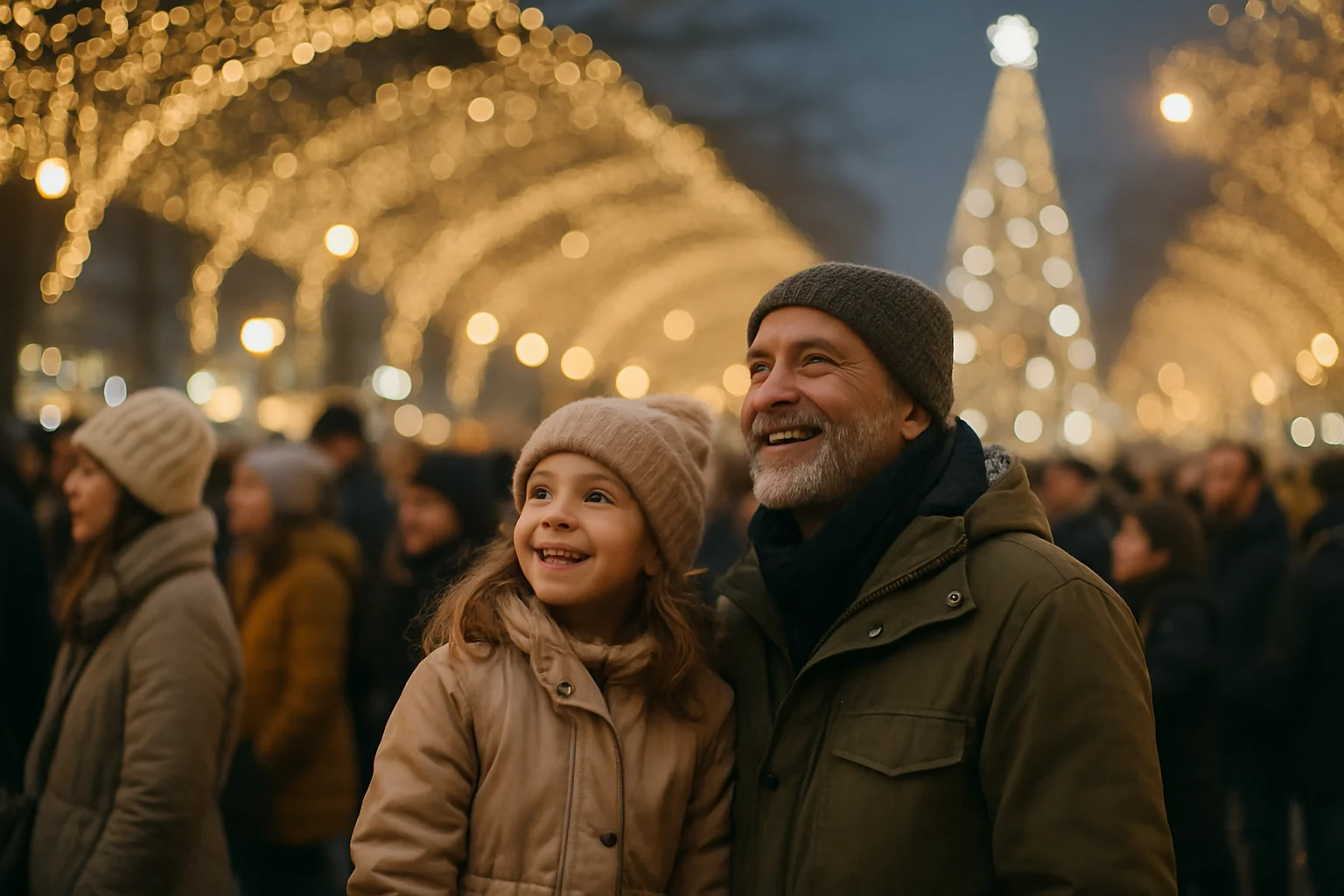A pornit magia Crăciunului! Iluminatul festiv a fost aprins în oraș
