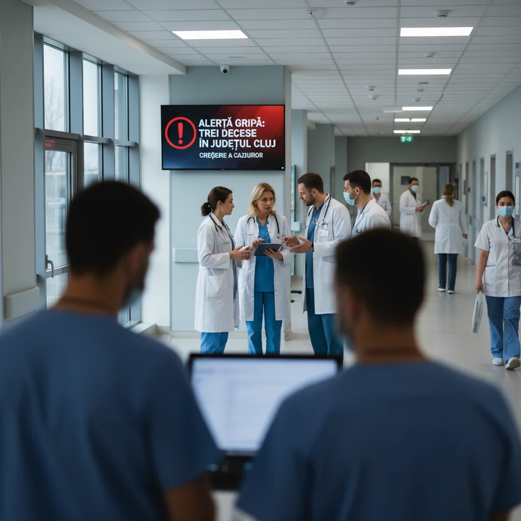 Alertă de gripă la Cluj-Napoca: trei decese și creștere accentuată a cazurilor