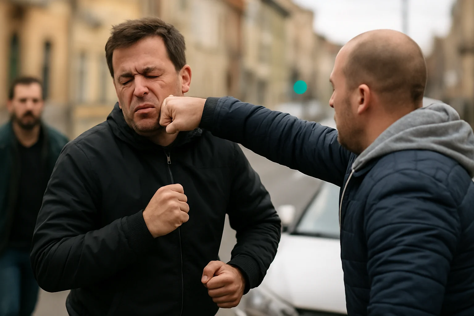 Altercație în trafic la Cluj-Napoca: șofer agresat cu pumnul