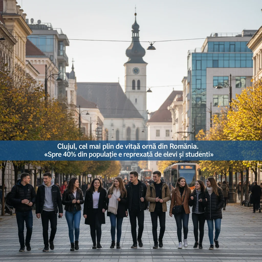 aproape 40% din locuitori sunt elevi și studenți