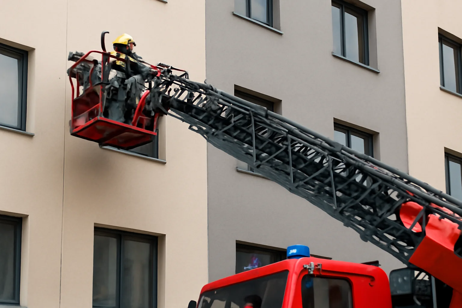 Autospeciala pentru Salvări de la Înălțimi În Acțiune