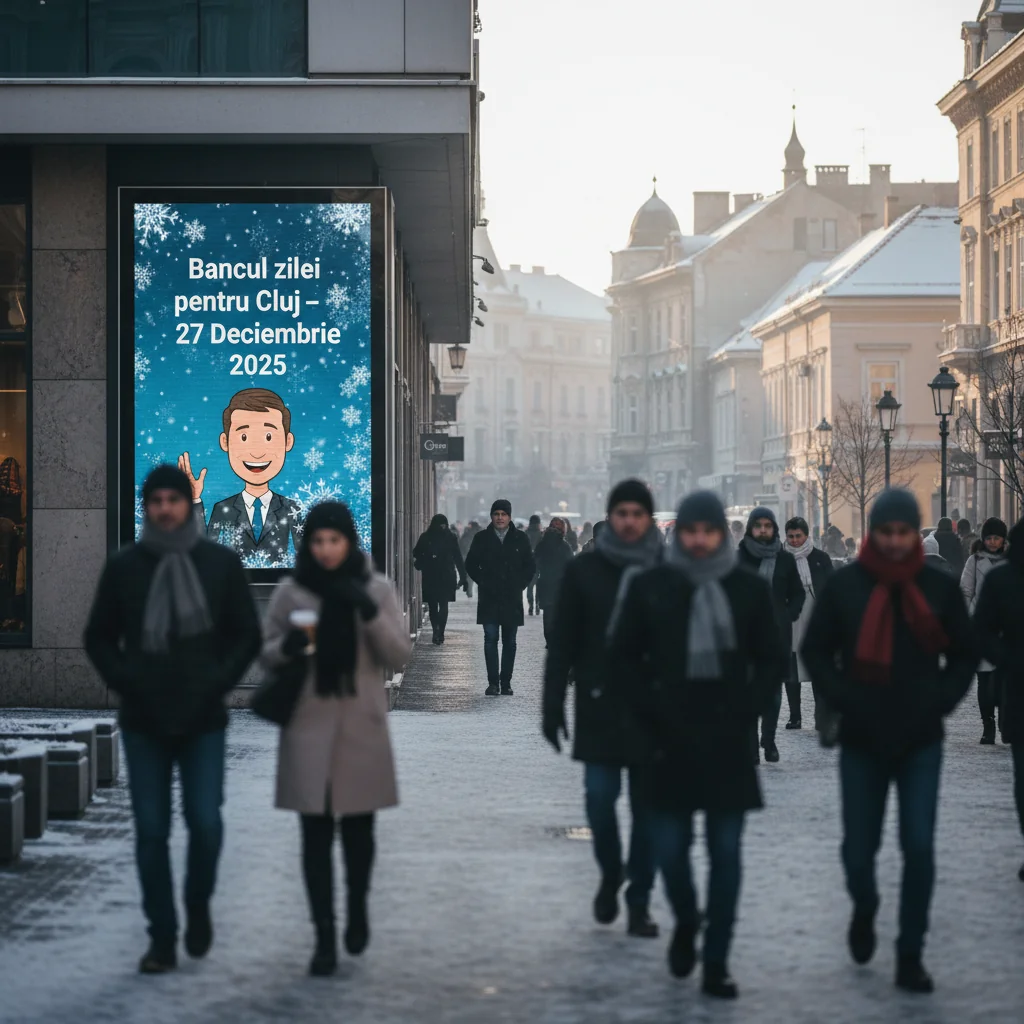 Bancul zilei pentru Cluj – 27 decembrie 2025