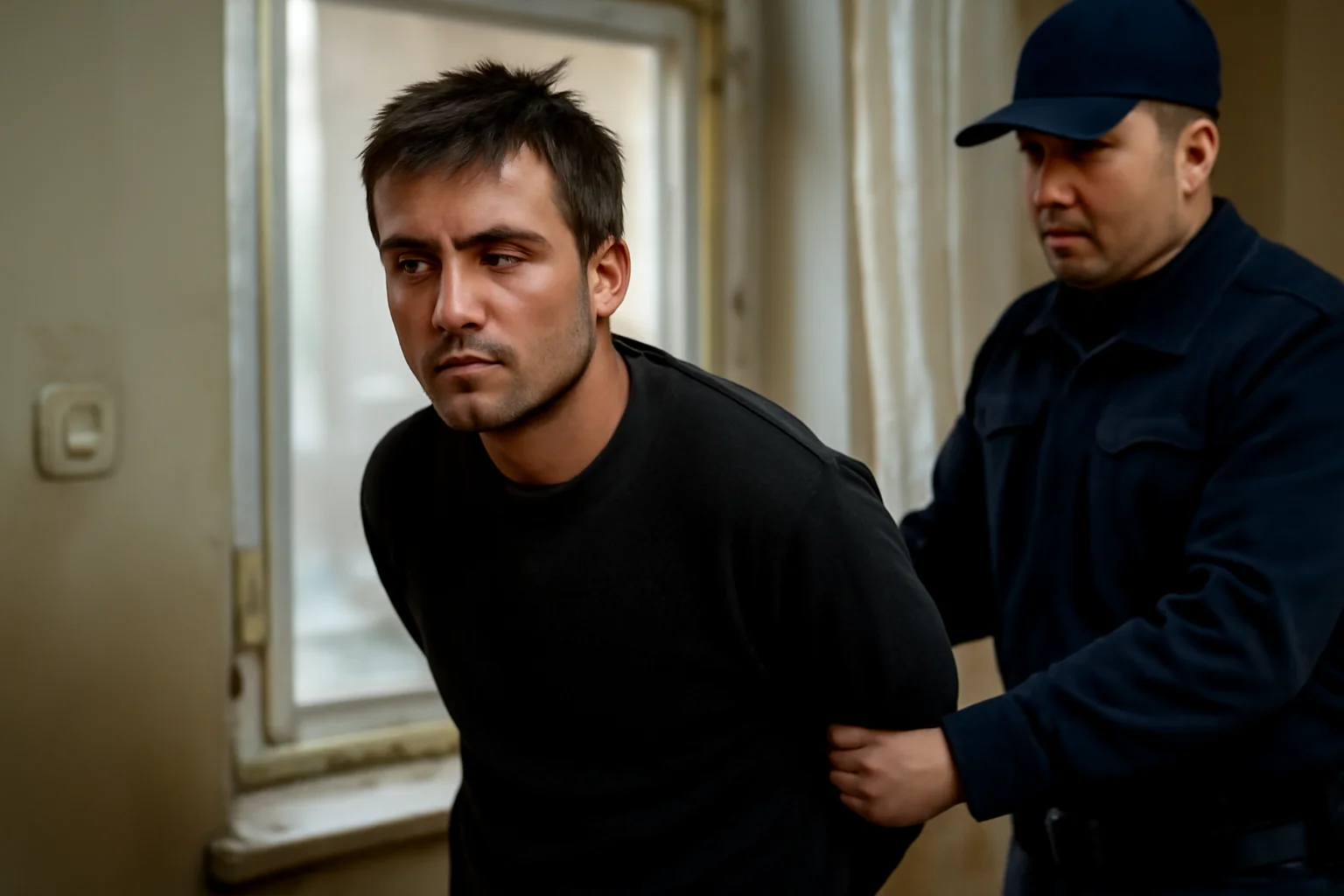 Bărbat reținut pentru intrare prin geam într-o casă