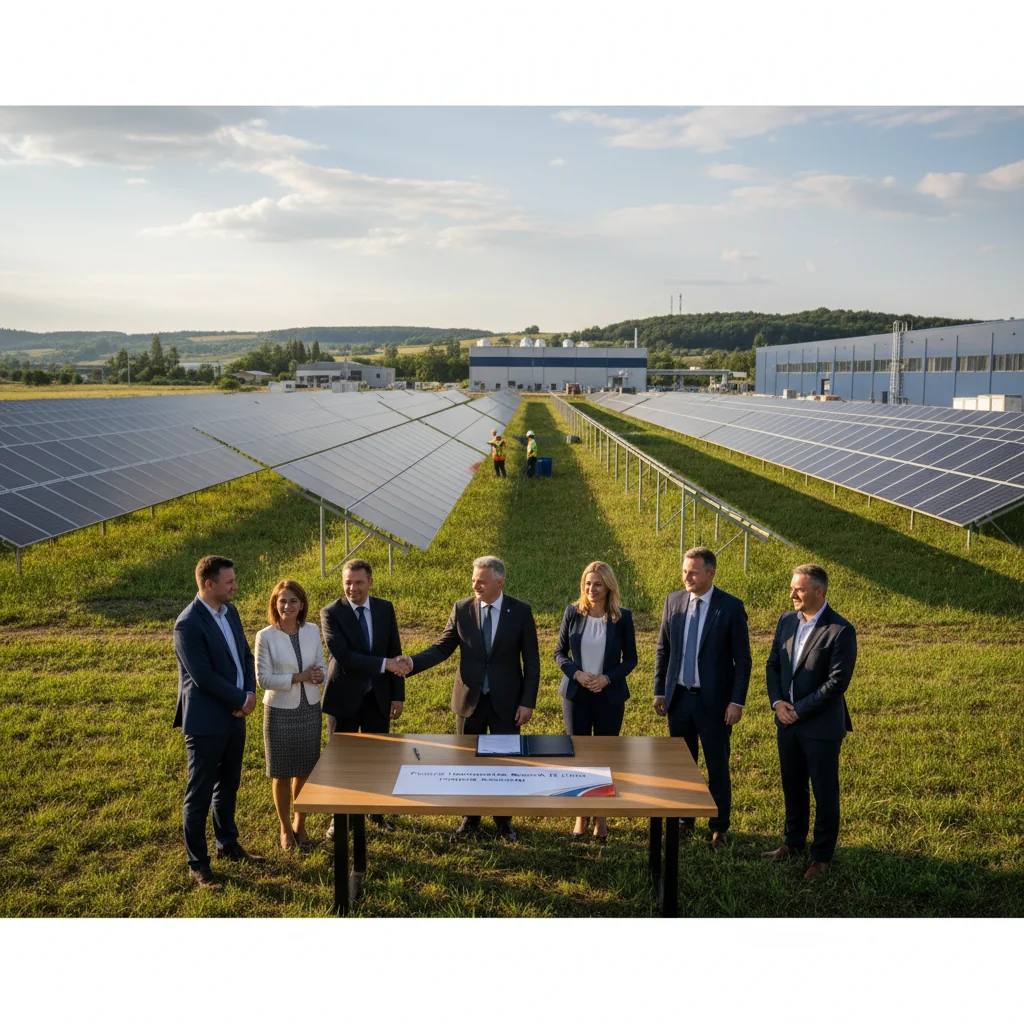 Bosch semnează finanțarea pentru o centrală fotovoltaică la Jucu, proiect anunțat la Cluj-Napoca