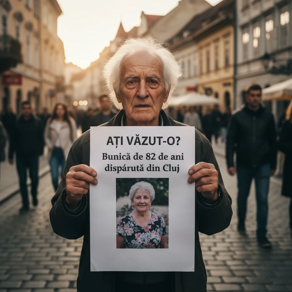 Bunică de 82 de ani din Cluj, dispărută – Ați văzut-o?