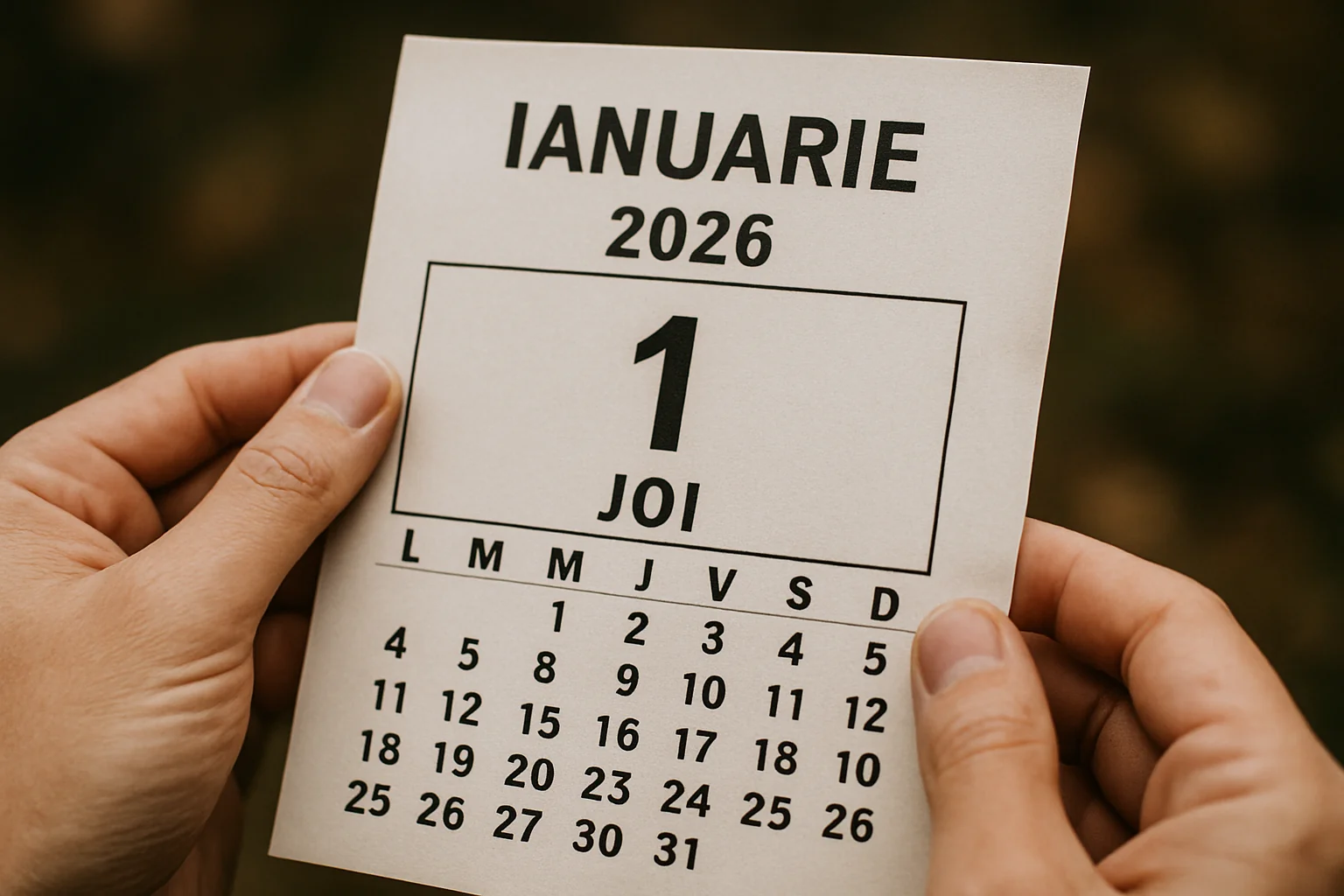 Calendar ortodox – 1 ianuarie 2026