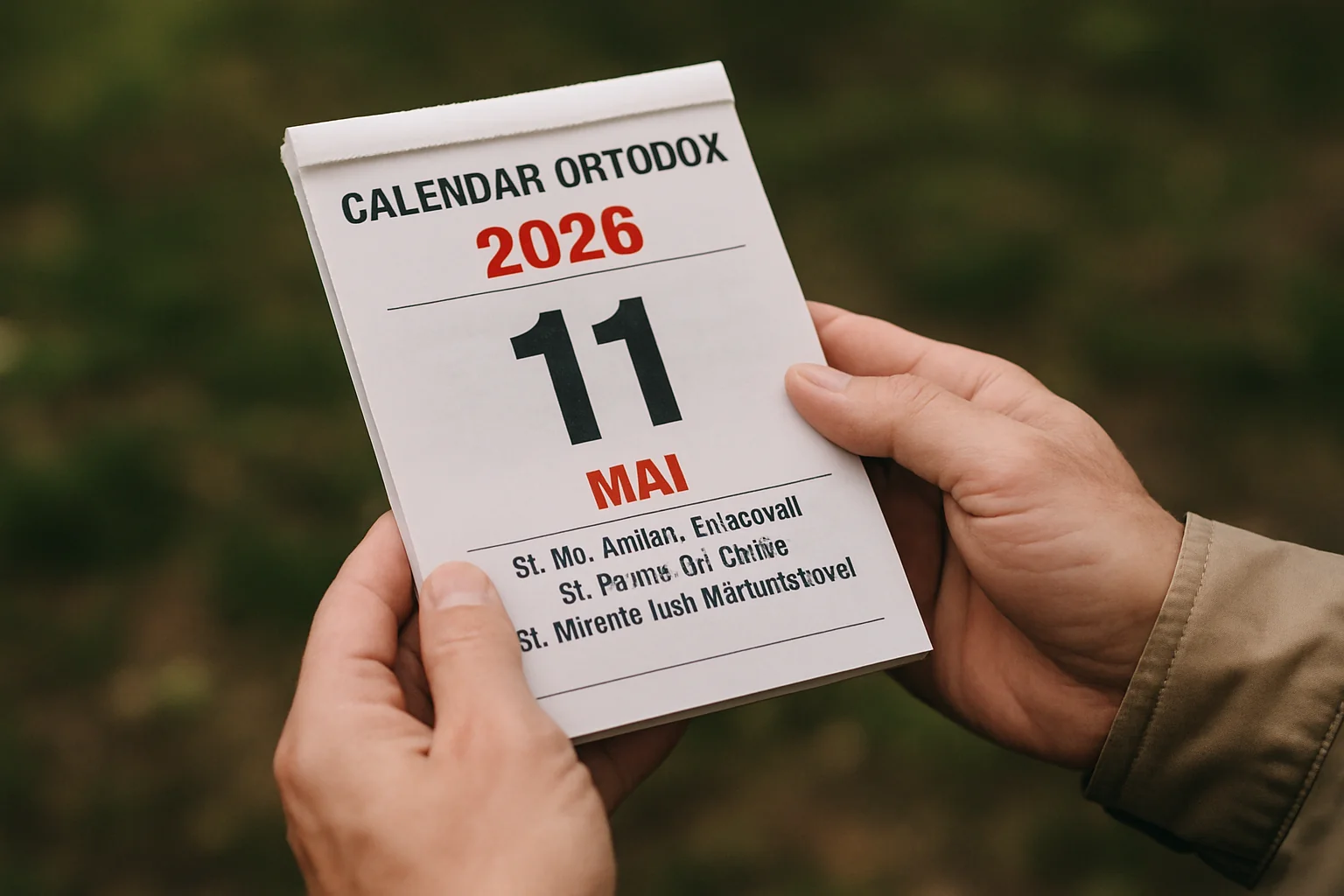 Calendar ortodox – 2026-05-11