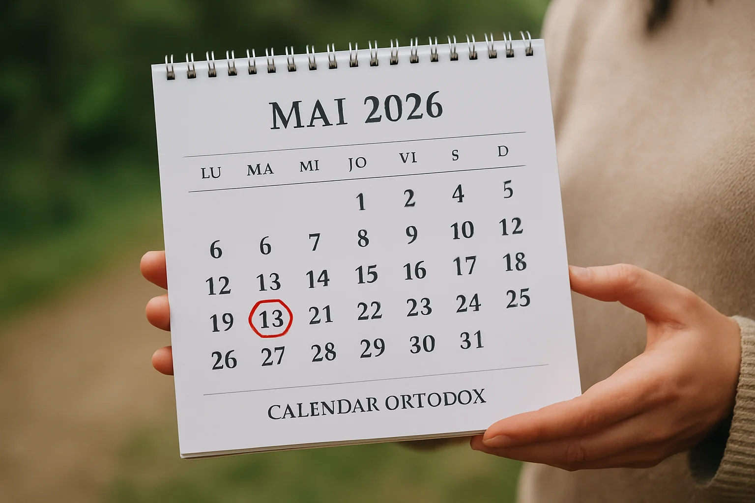 Calendar ortodox – 2026-05-13