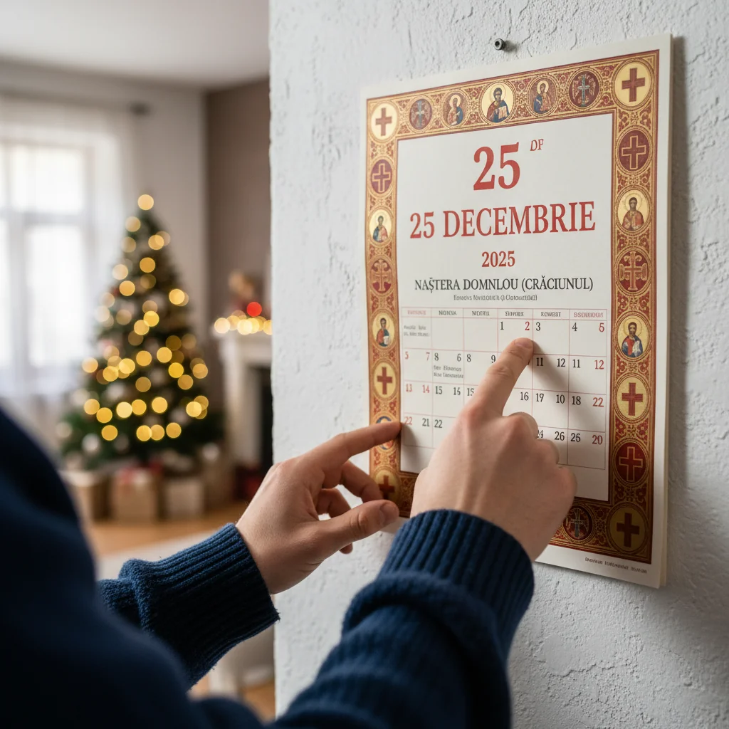 Calendar ortodox – 25 decembrie 2025
