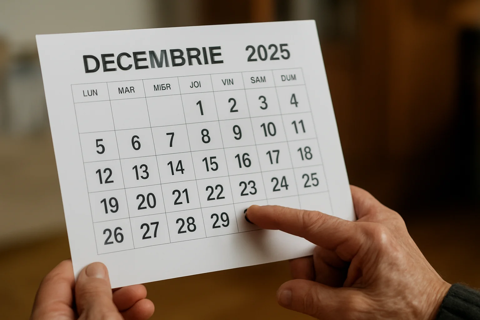 Calendar ortodox – 29 decembrie 2025