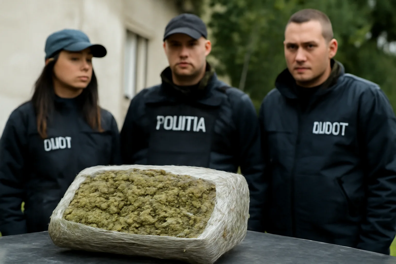 Captură de droguri la Turda: 2,7 kg de canabis, dosar DIICOT Cluj după un flagrant