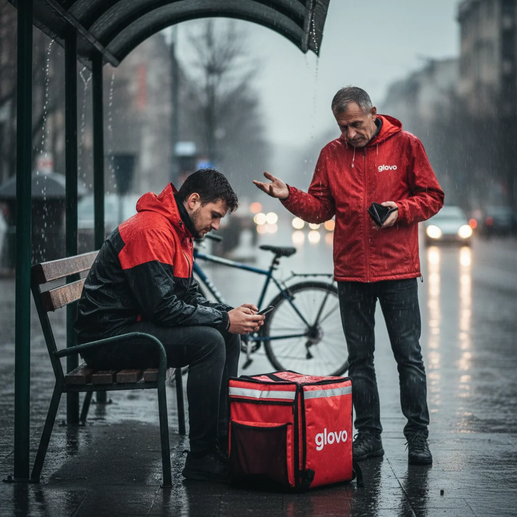 Cât câștigă un curier Glovo la Cluj-Napoca? Trebuie să fii disponibil chiar și în condiții dificile / La final de săptămână, aproape nu rămâne nimic