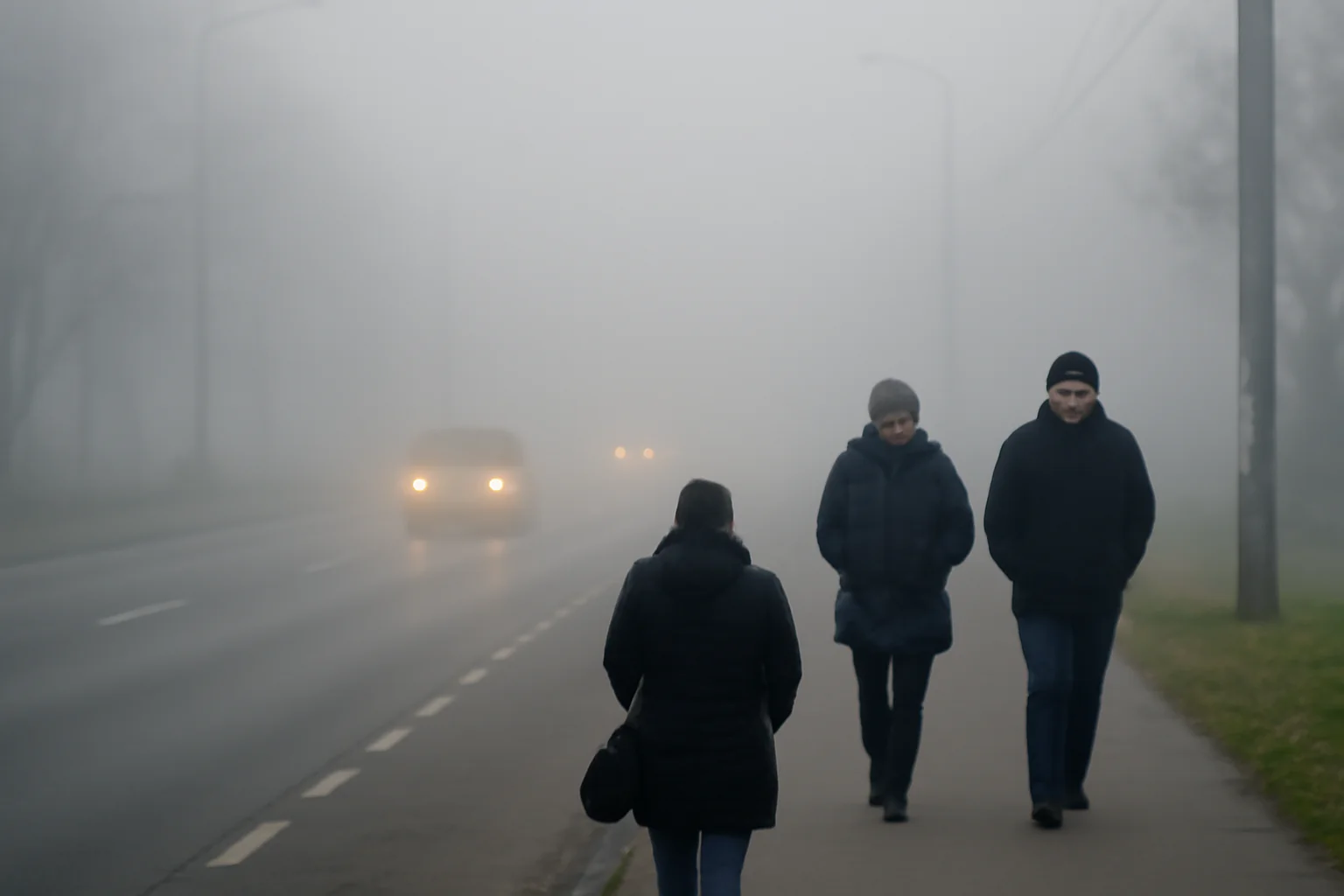 Ceață densă la Cluj-Napoca: avertizare nowcasting emisă de ANM pentru județul Cluj