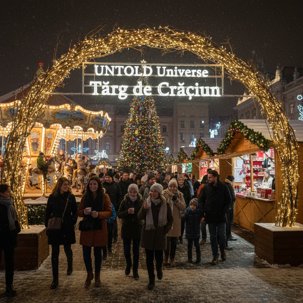 Cele trei târguri de Crăciun UNTOLD Universe, deschise oficial în București și Cluj-Napoca