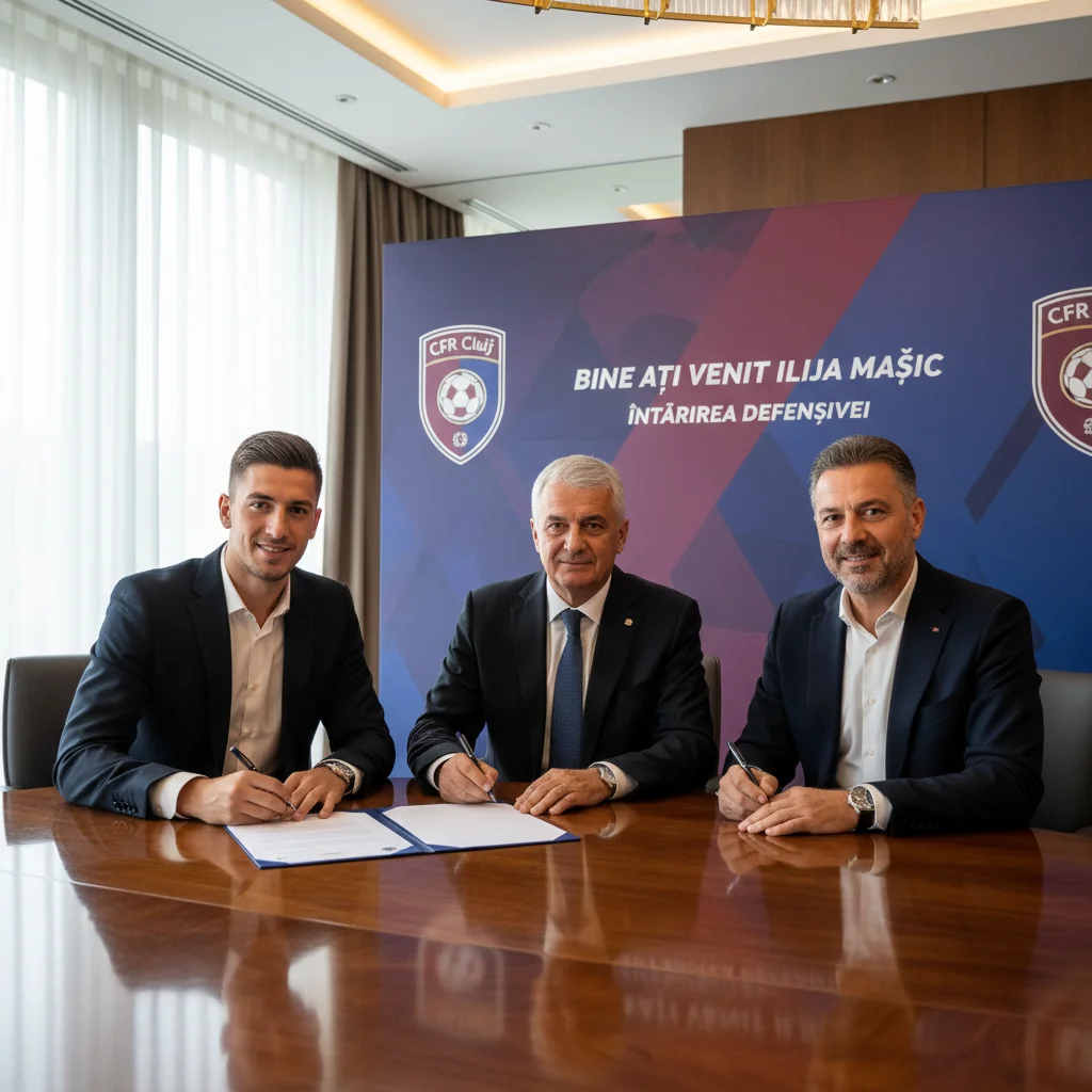 CFR Cluj aduce fundașul Ilija Mašić la Cluj-Napoca pentru consolidarea defensivei
