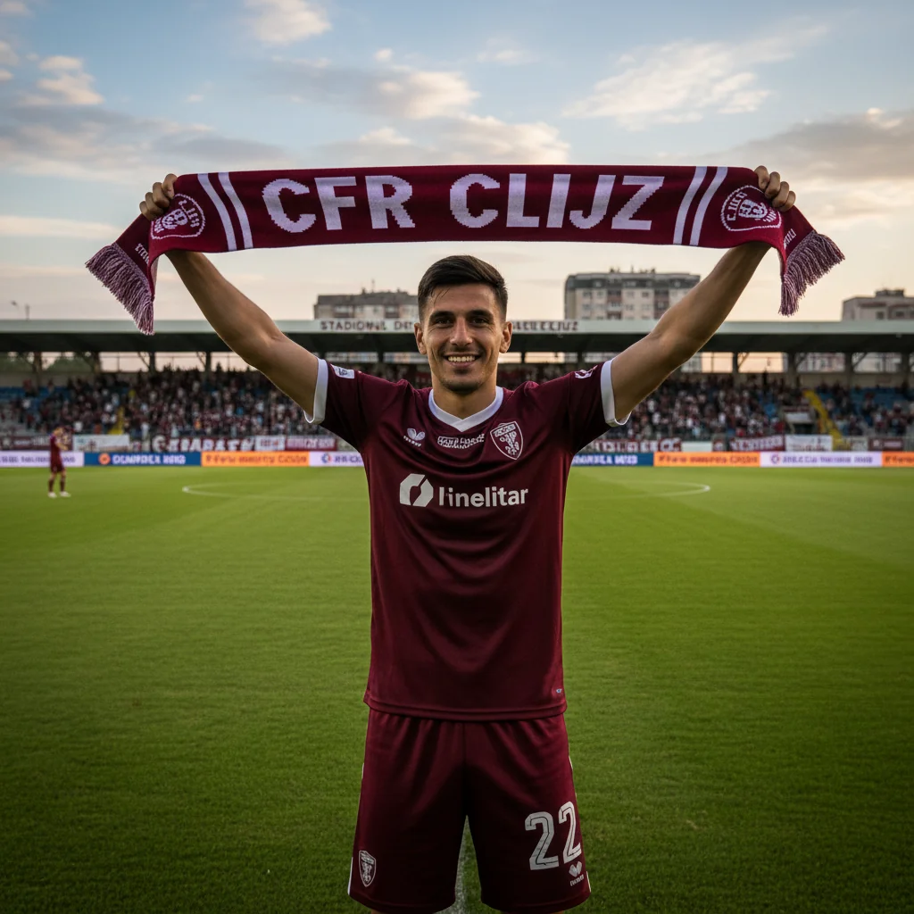 CFR Cluj îl aduce pe naționalul care îl va înlocui pe Emerllahu la Gruia