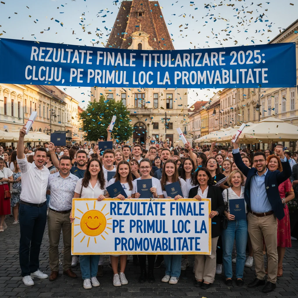 Cluj-Napoca, pe primul loc la Titularizare 2025 după rata de promovare