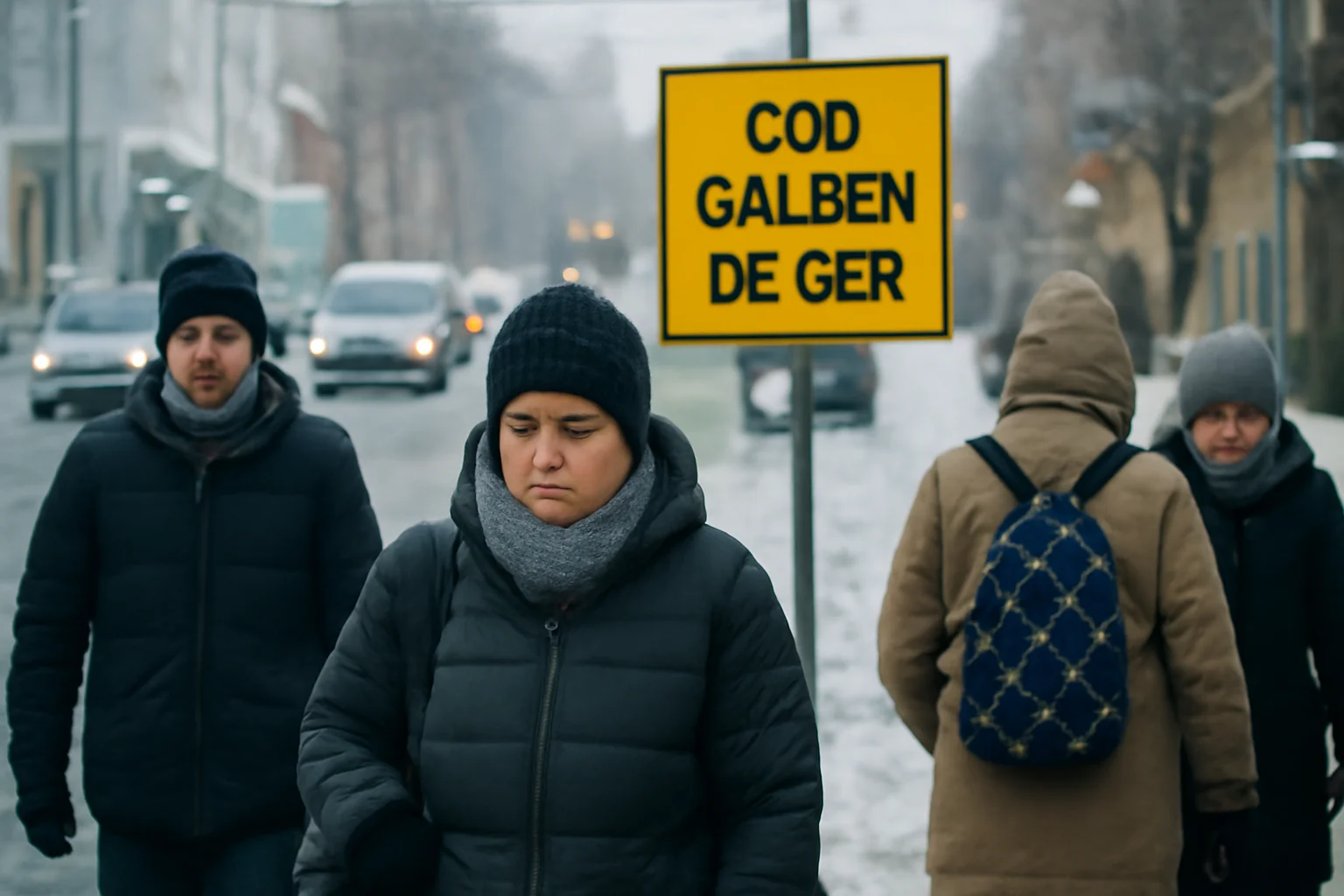 Cluj-Napoca și restul țării, sub avertizare de ger puternic până joi dimineață