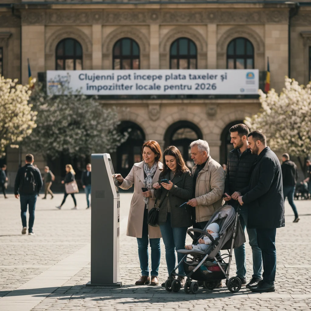 Cluj-Napoca: start oficial pentru plata taxelor și impozitelor locale aferente anului 2026