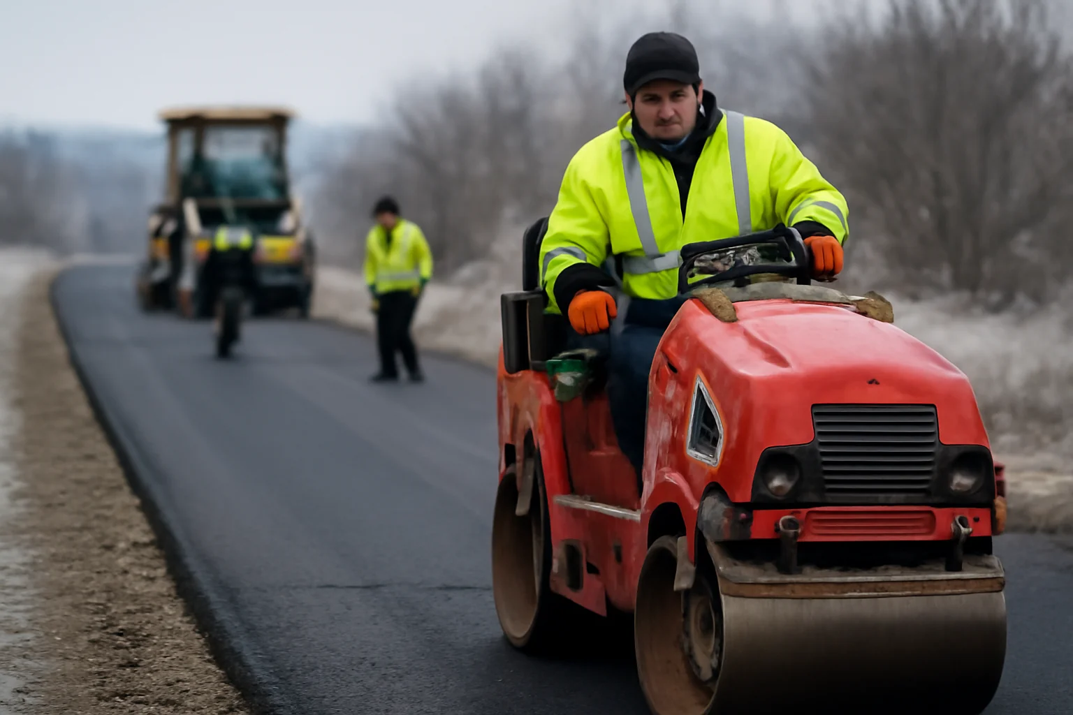 Cluj-Napoca testează o tehnologie nouă pentru repararea drumurilor la temperaturi de până la -12°C