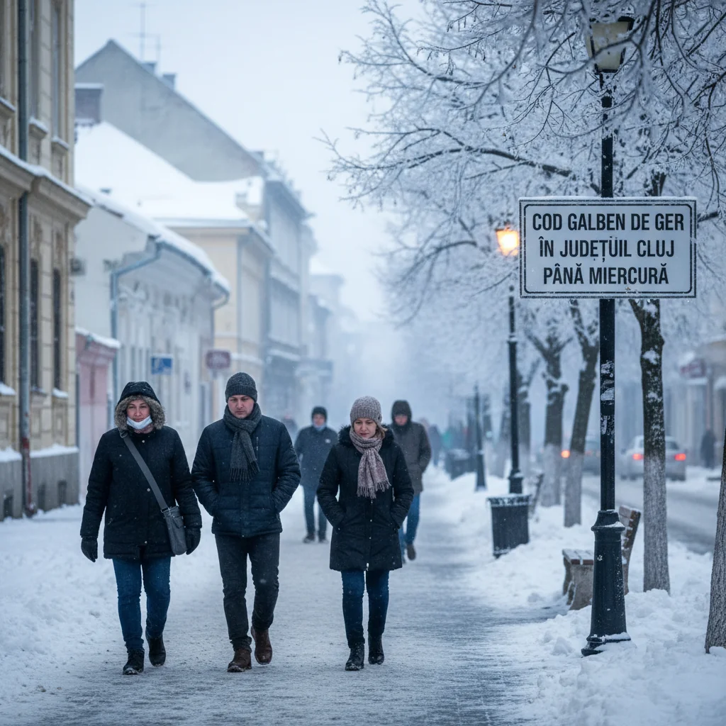 Cod galben de ger la Cluj-Napoca până miercuri: avertizare ANM pentru județul Cluj și Transilvania