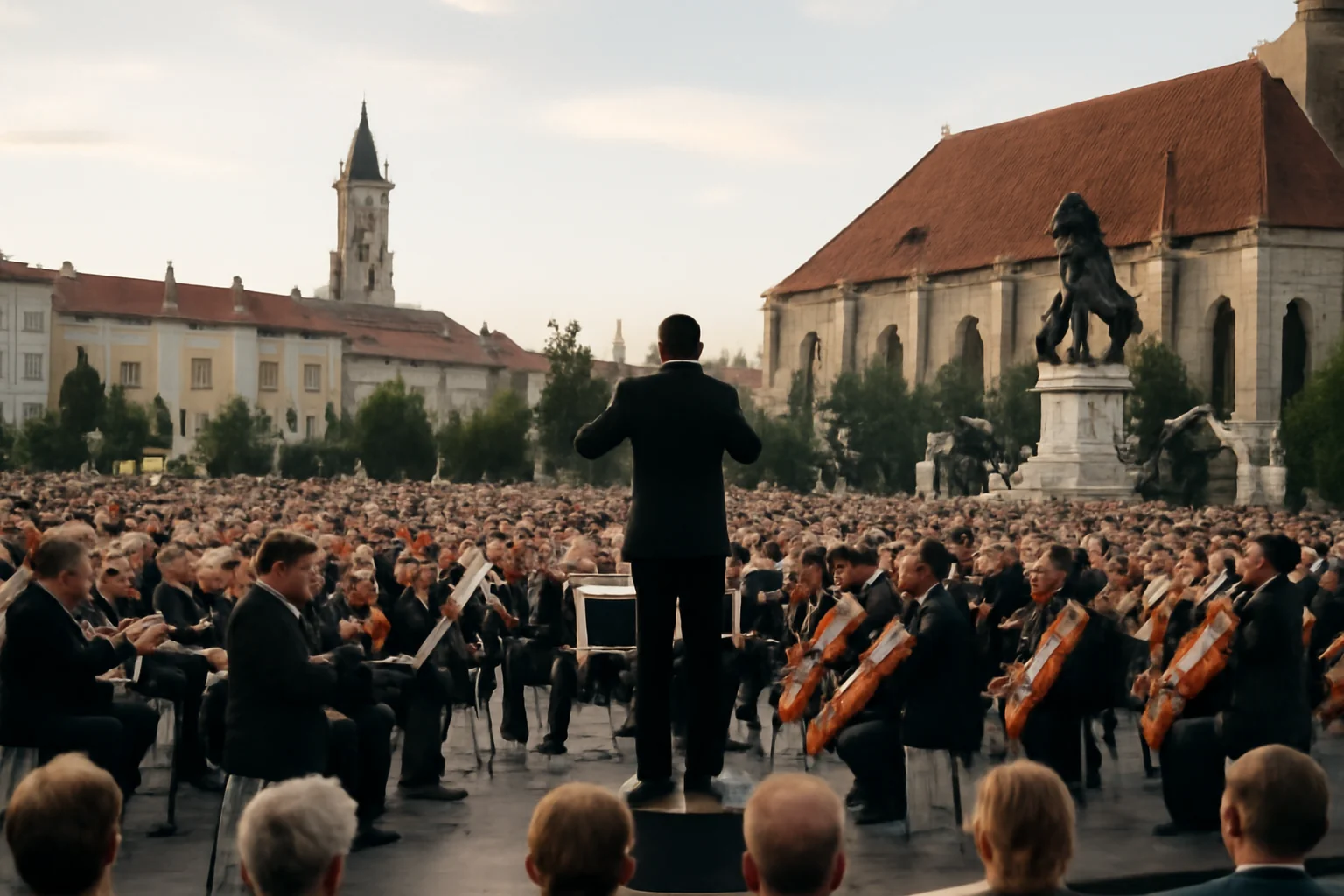 Concert de Muzică Clasică în Piața Unirii pe 26 Mai, cu Mari Artiști ai Clujului